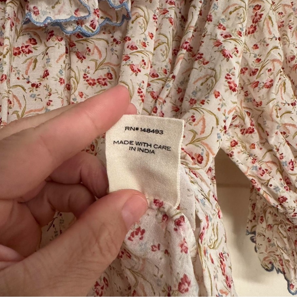 Doen Samara Blouse Sunshine Meadow Large - Picture 5 of 6